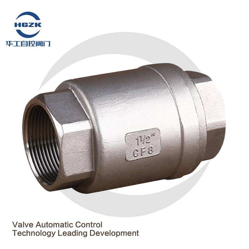 H12 threaded vertical check valve