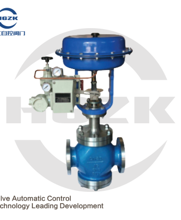 Pneumatic diaphragm straight-through single-seat regulating valve