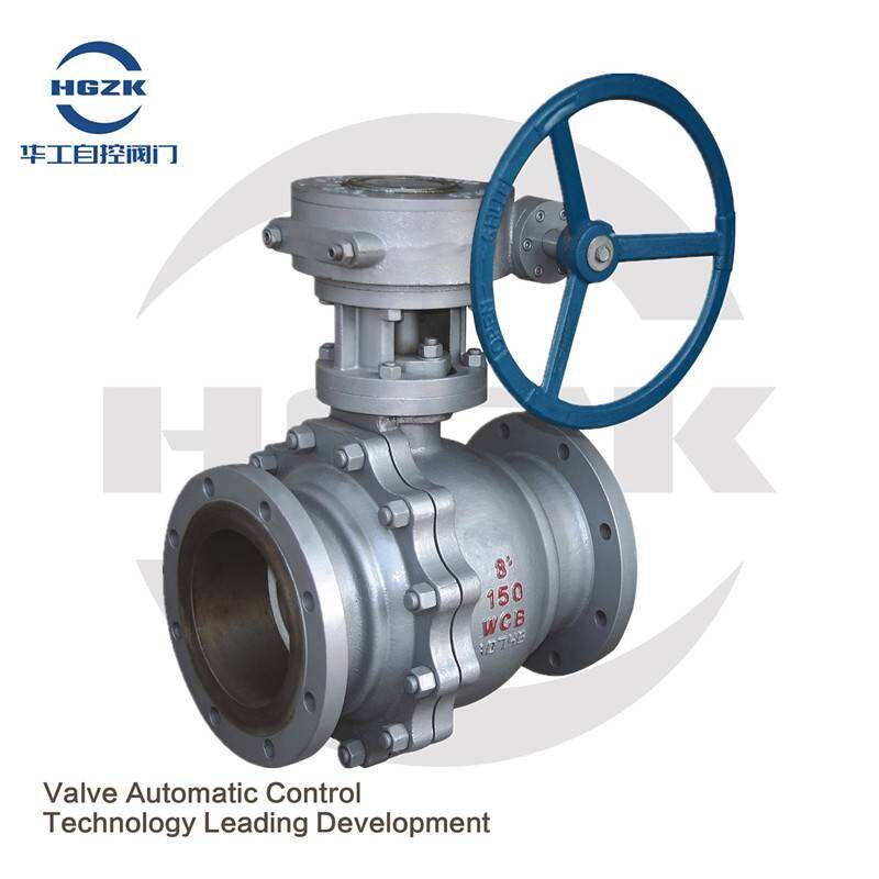 Q341F turbine cast steel flange ball valve