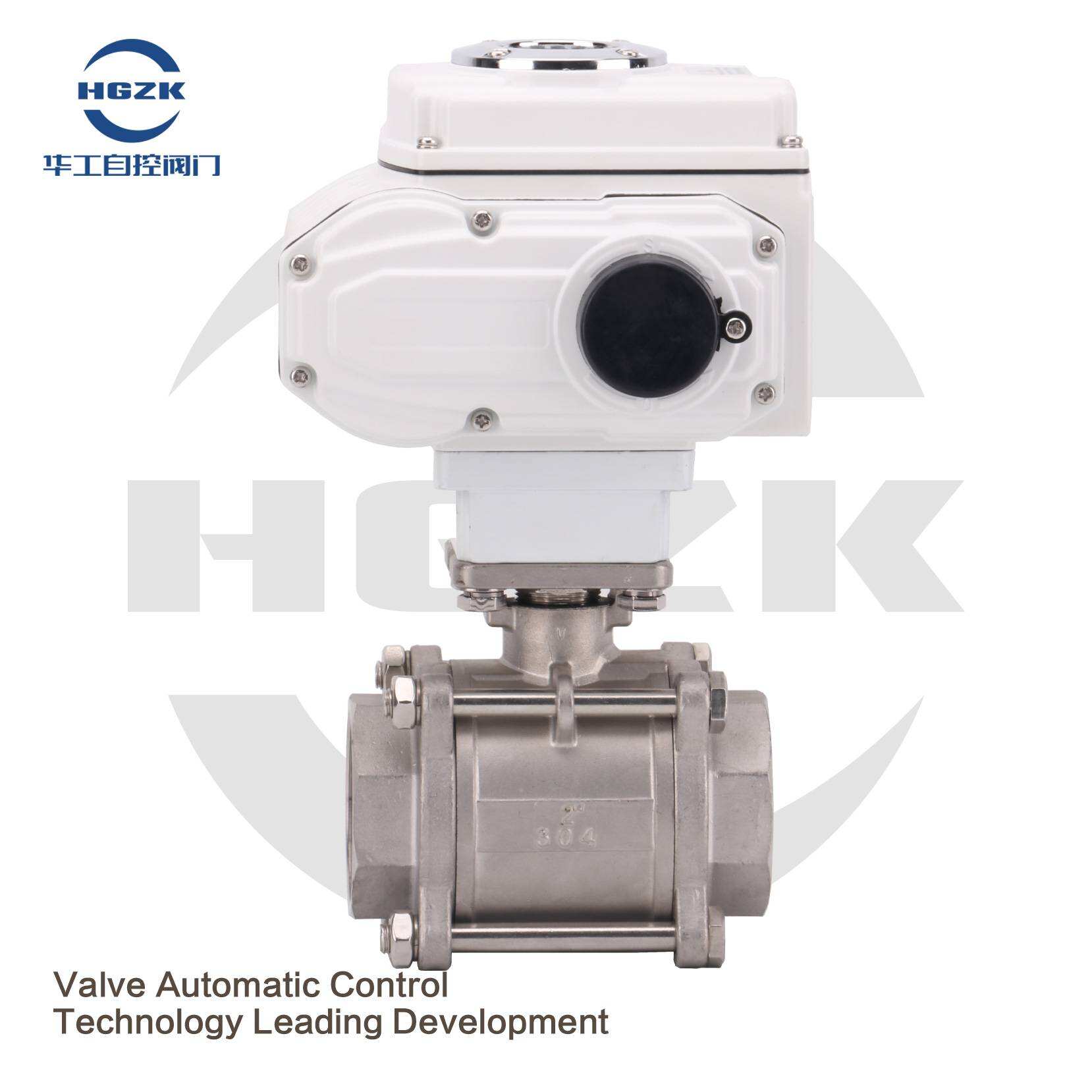 Q911F-16P Electric Threaded Stainless Steel Ball Valve