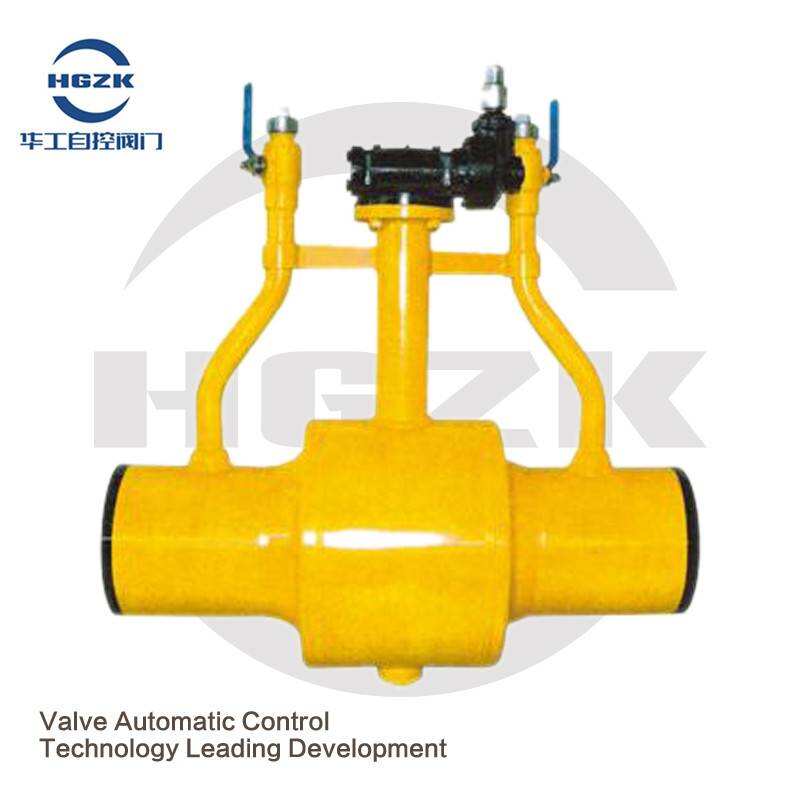 Q61 Fully welded ball valve for discharging gas