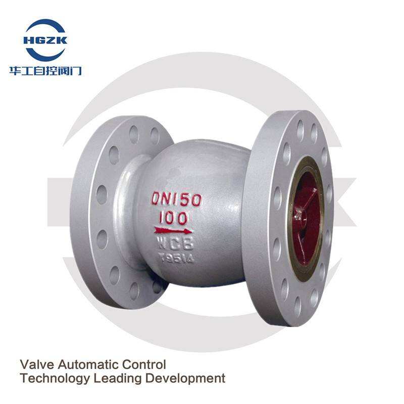 H41H axial flow check valve