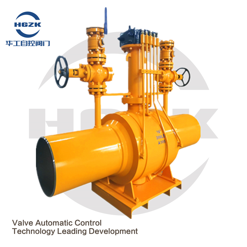 Q61 fully welded buried double relief ball valve