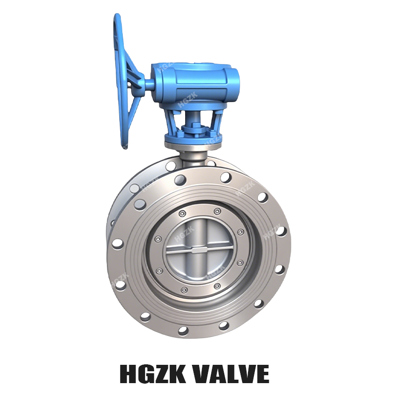 D343W-16 türbin flens sert mühürlü kelebek valfi