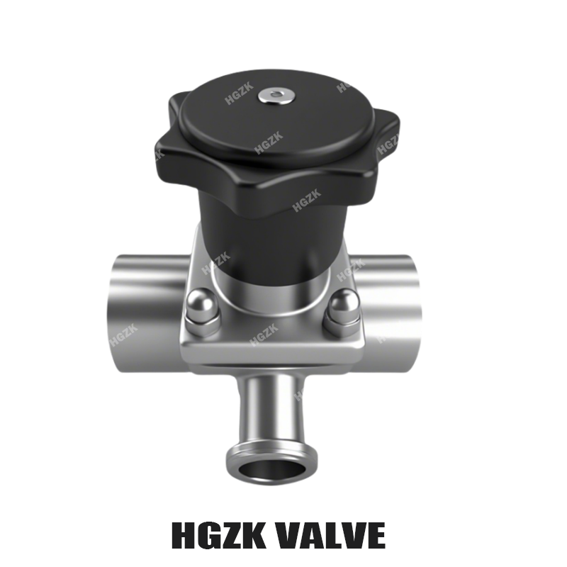 Manual Three-way Diaphragm Valve 