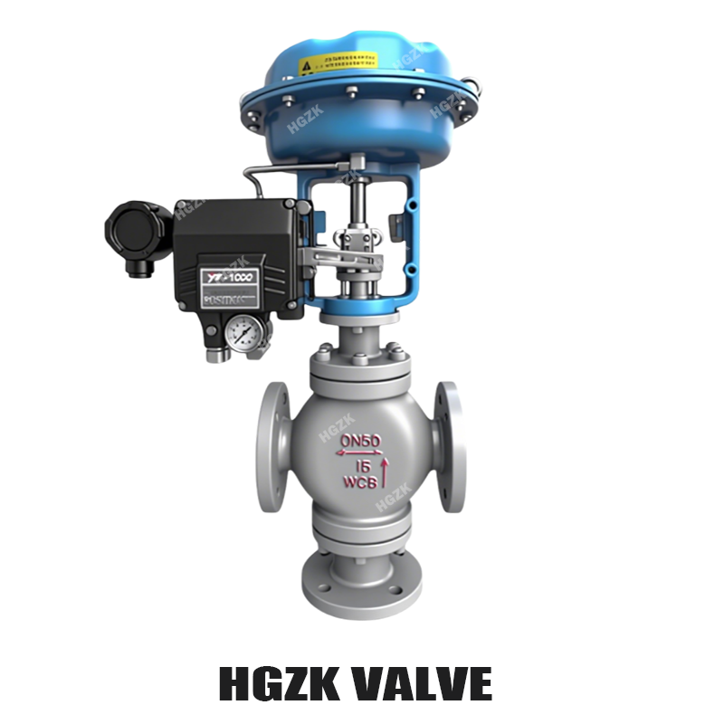 Pneumatic Three-way Control Valve
