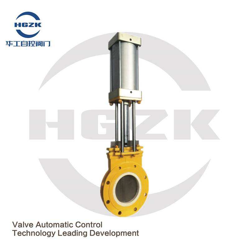 Pneumatic Pu-type ceramic slag slurry valve PZ673TC