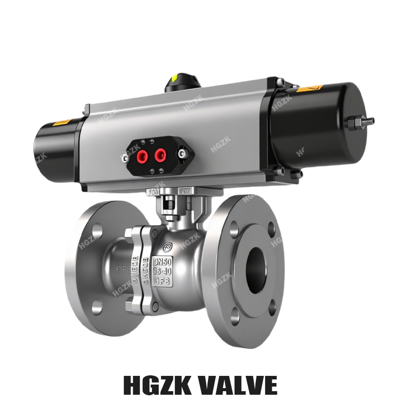 Pnömatik Scotch Yoke Flanşlı Top Vana