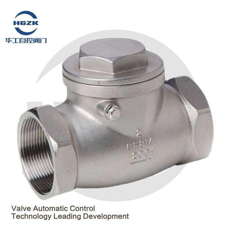 H14W-16P stainless steel thread check valve