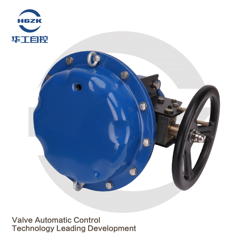 Control valve side hand wheel drive