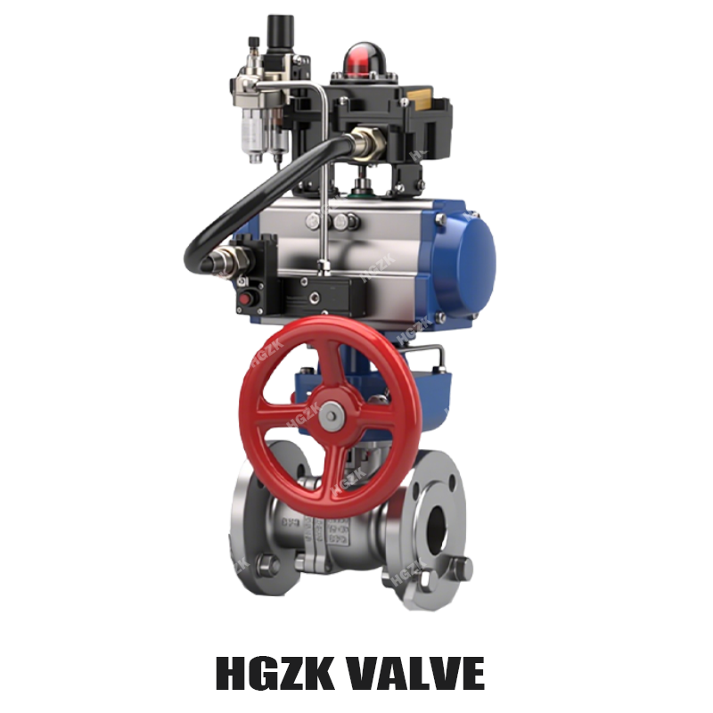 PQV-2PPF-3S Pneumatic Flange Ball Valve