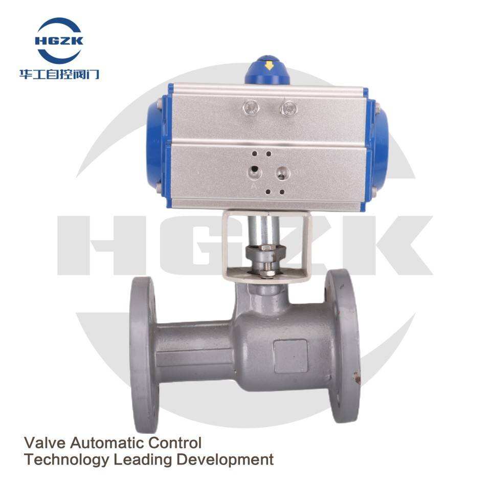 Q641M-16C Pneumatic high temperature integrated ball valve