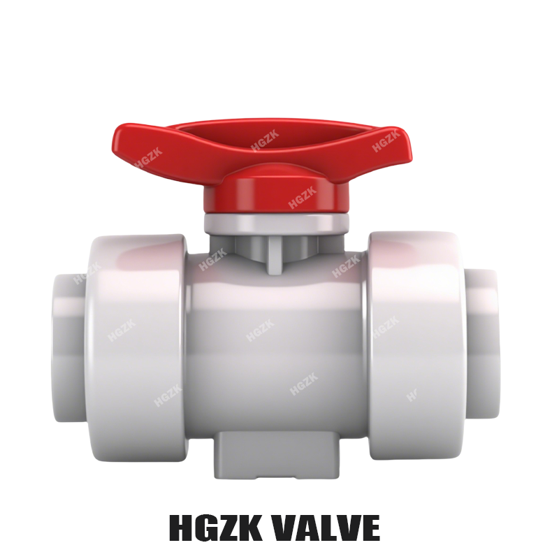 PPH Double Union Ball Valve