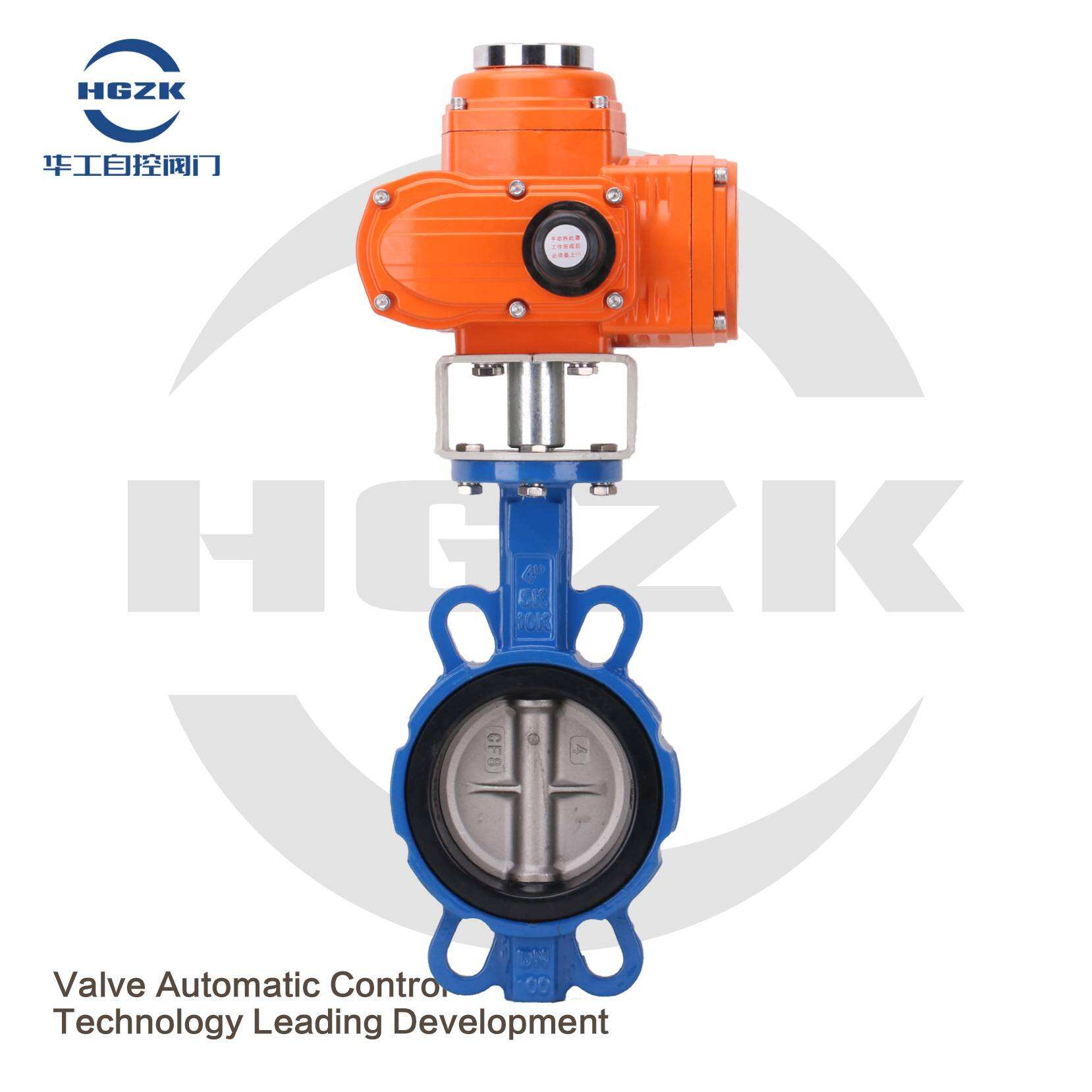 D971x-16 Explosion-proof Electric Stainless Steel Wafer Butterfly Valve