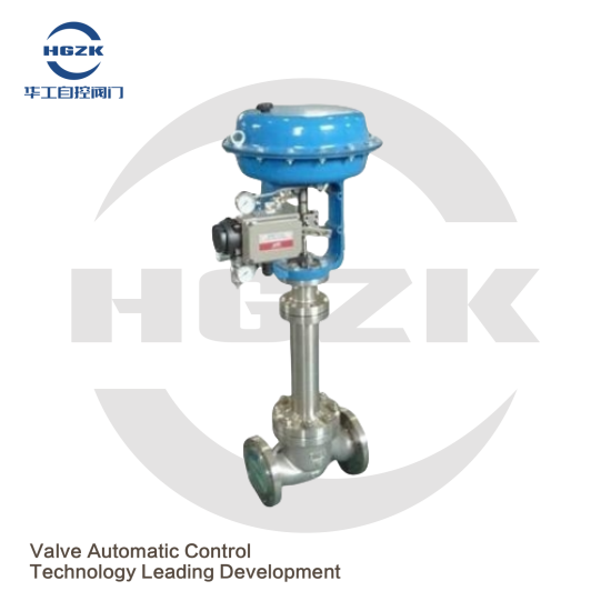 Pneumatic diaphragm low temperature regulating valve