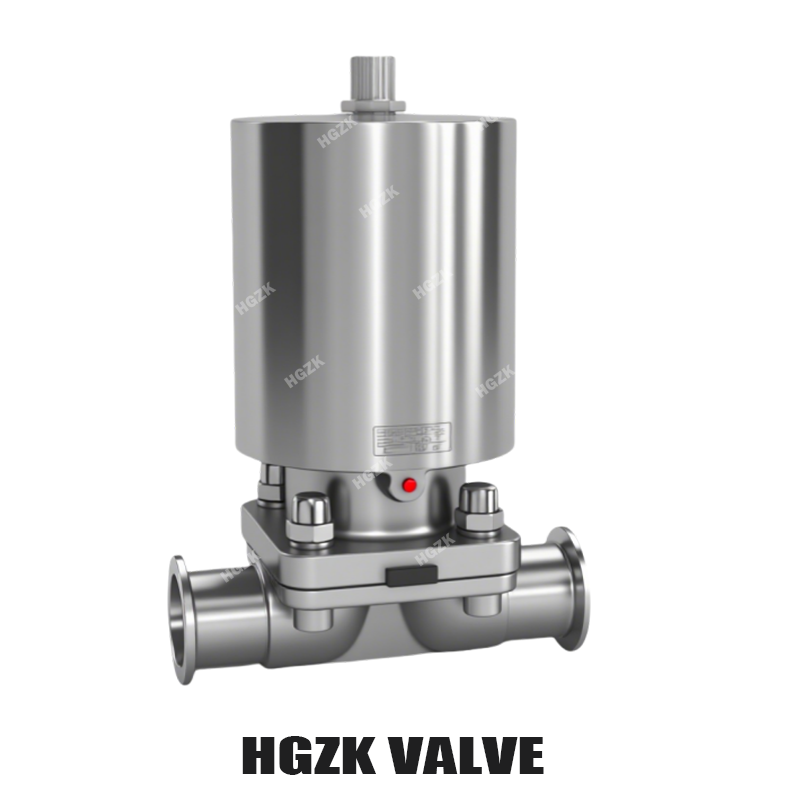 All Stainless Steel Pneumatic Quick-installation Diaphragm Valve 