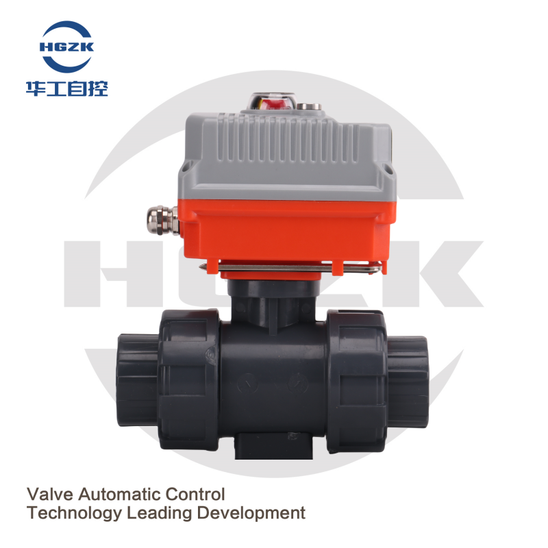 Q911F-10S Micro Electric Plastic Threaded Ball Valve