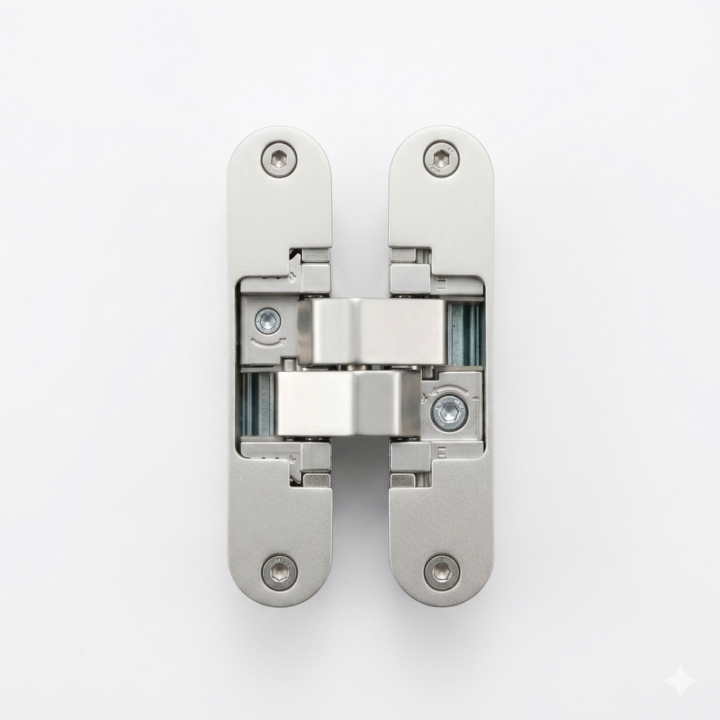 AN160 replacement GE35X L110 W24mm door concealed hidden hinges for 40kgs interior door  peal chrome color