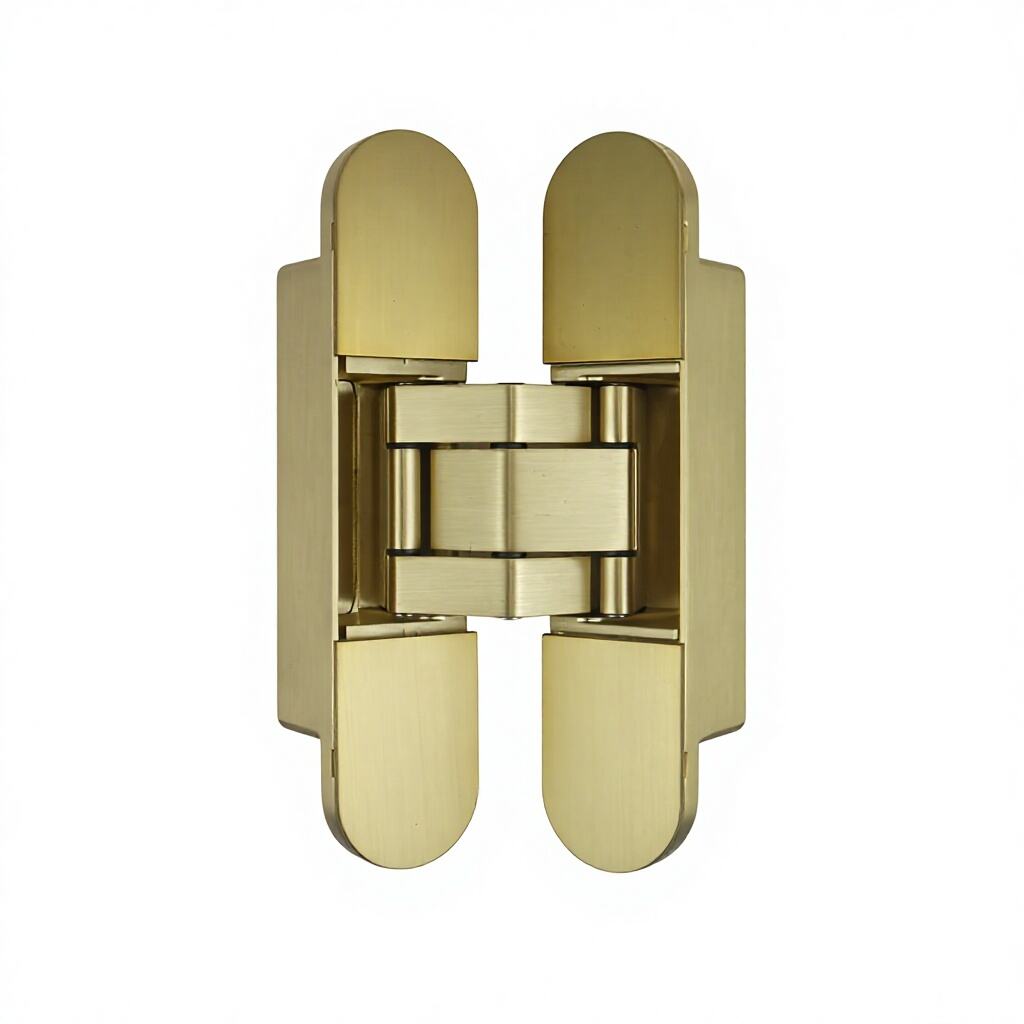 GE60 60KGS EN1935 200000 circles  concealed flush door hinge satin brass door hidden hinges