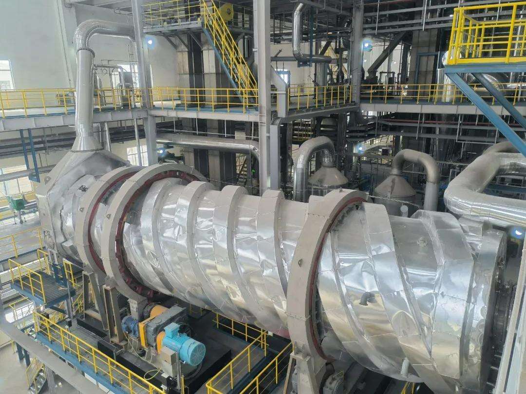 Ammonium Chloride Steam Rotary Drying System Has Been Successfully Put Into Operation