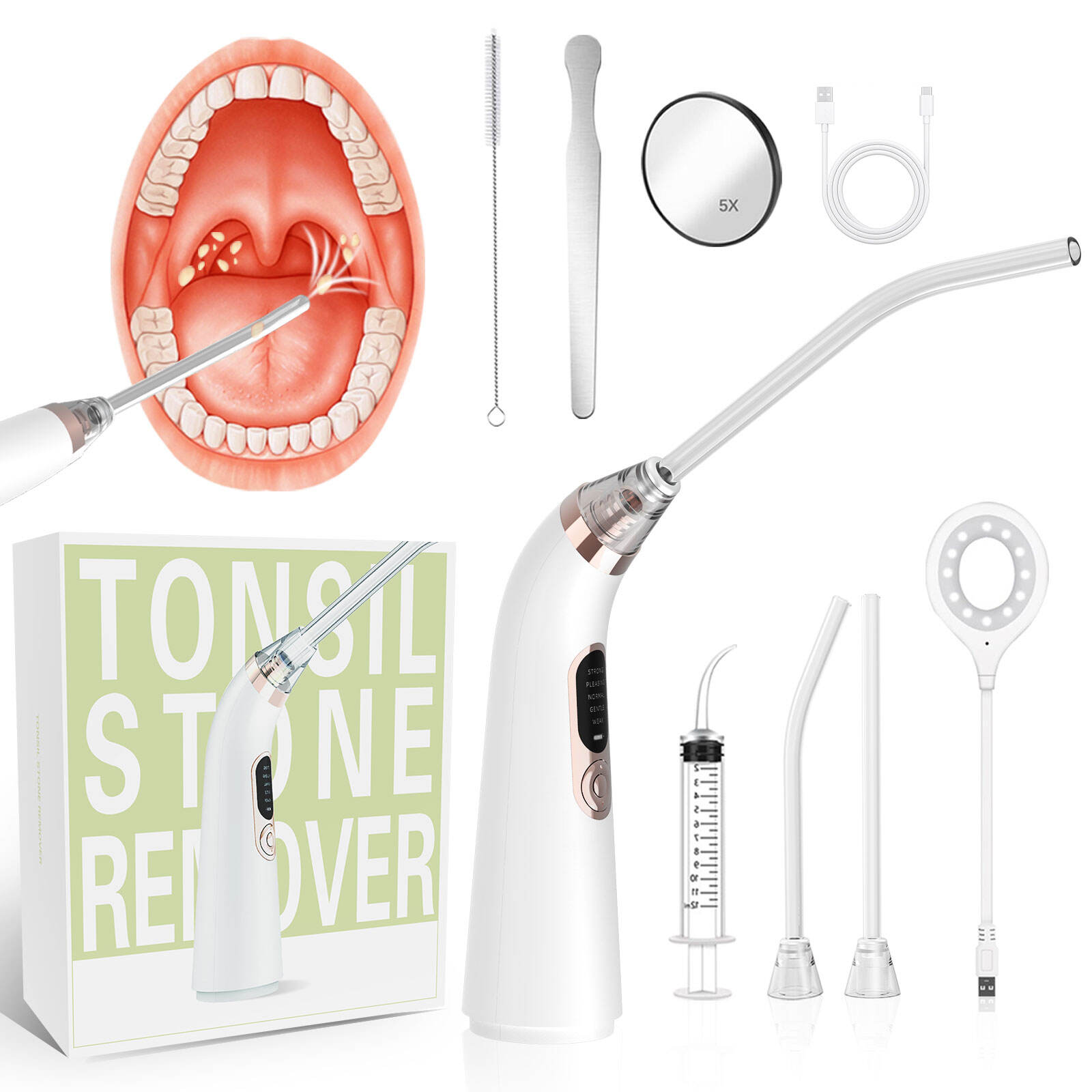 Tonsil stone cleaner TC100