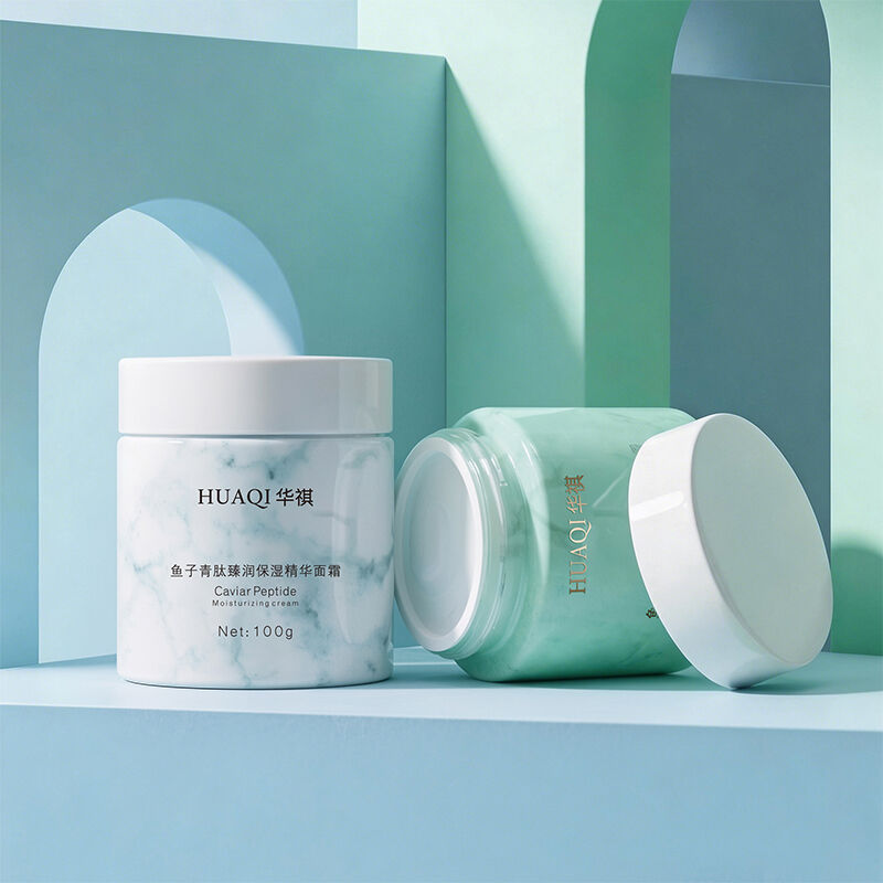 Marble Craftsmanship Glass Cosmetic Packing