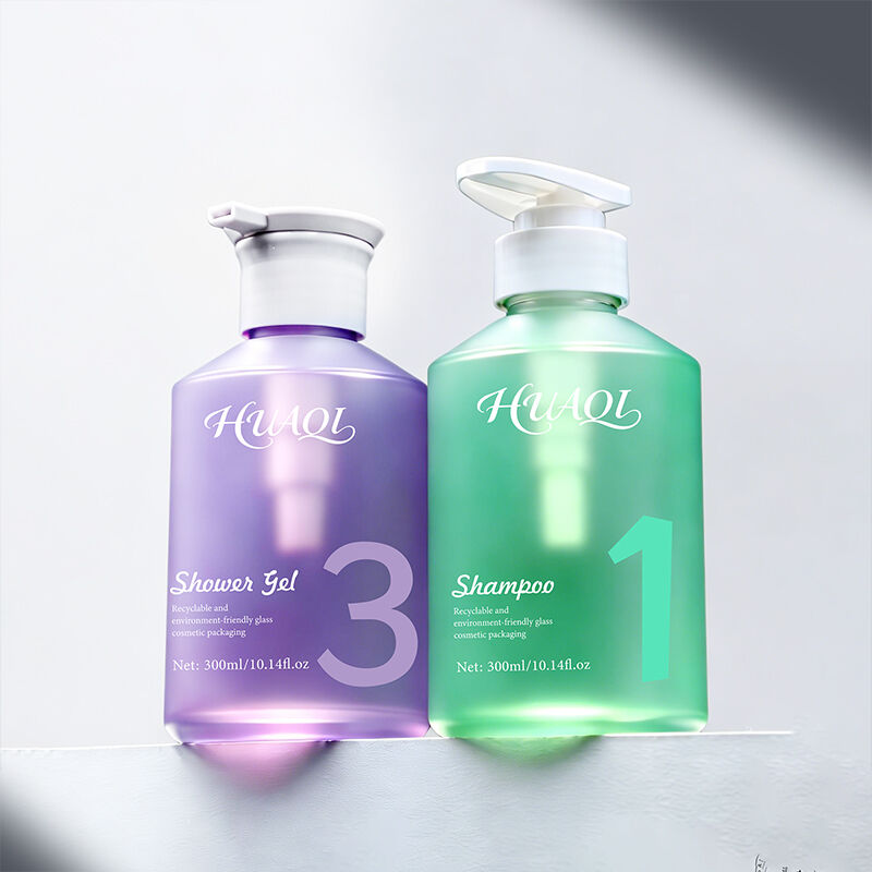 Colored Personal Care Glass Bottle