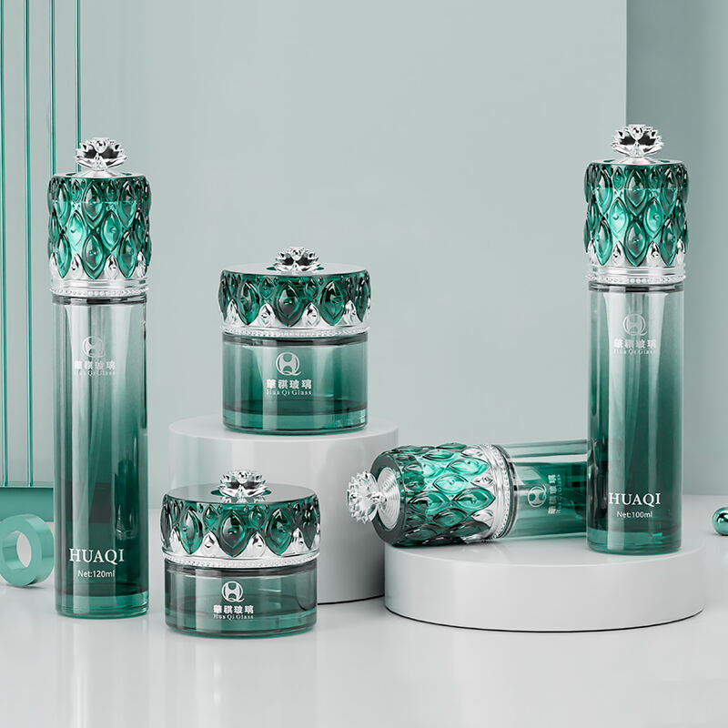 Luxury Glass Cosmetic Bottles