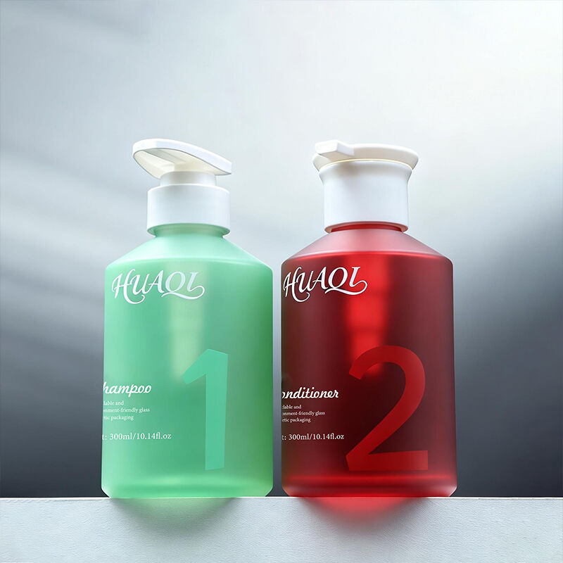 Colored Personal Care Glass Bottle