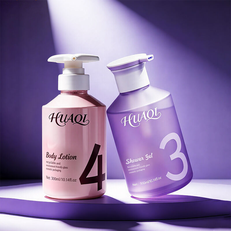 Colored Personal Care Glass Bottle