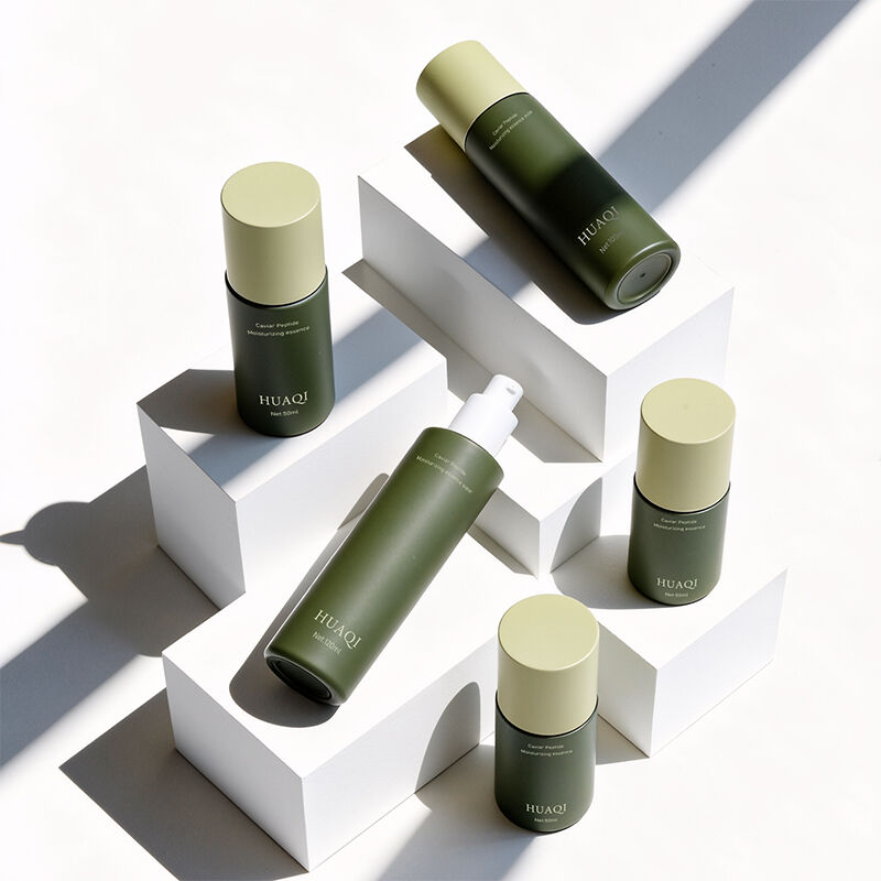 Custom Color Glass Skincare Packaging 