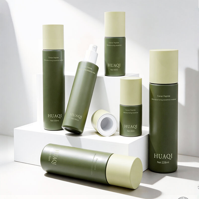 Custom Color Glass Skincare Packaging 