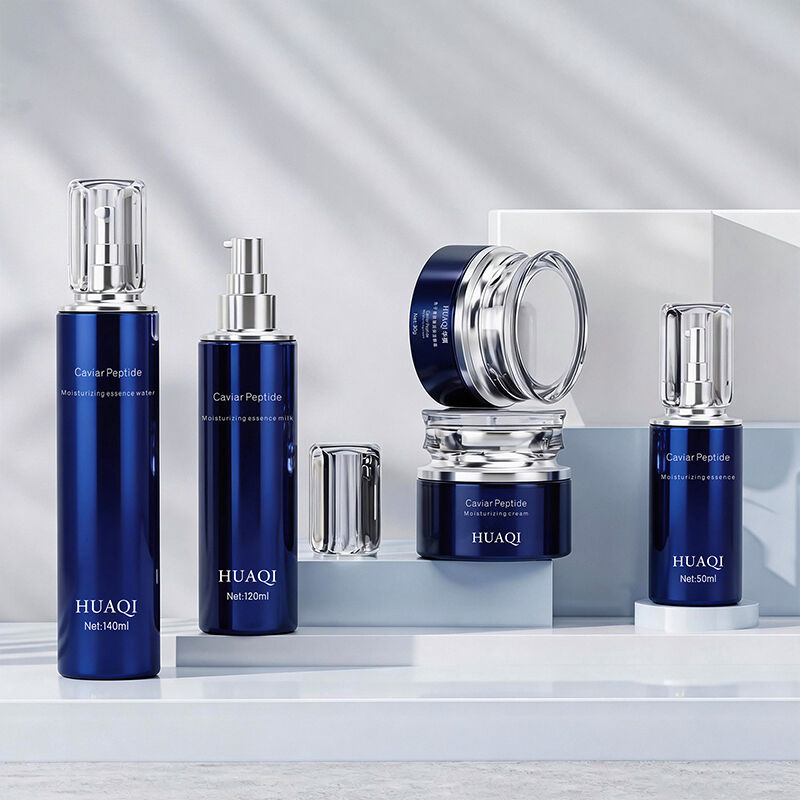 Botol Kaca Berlapis Listrik Premium untuk Serum dan Lotion