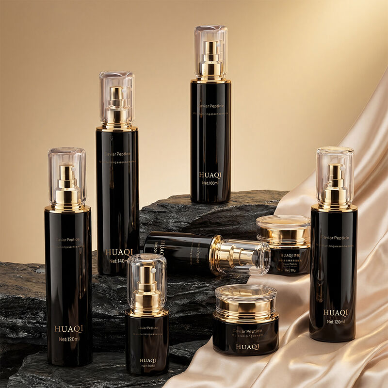Botol Kaca Berlapis Listrik Premium untuk Serum dan Lotion