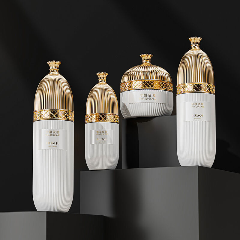 Custom Glass Skincare Set for Cosmetics