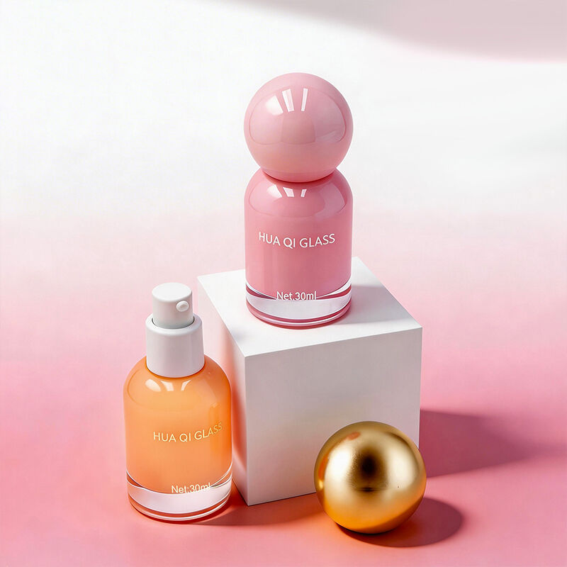 Custom Glass Foundation Bottle