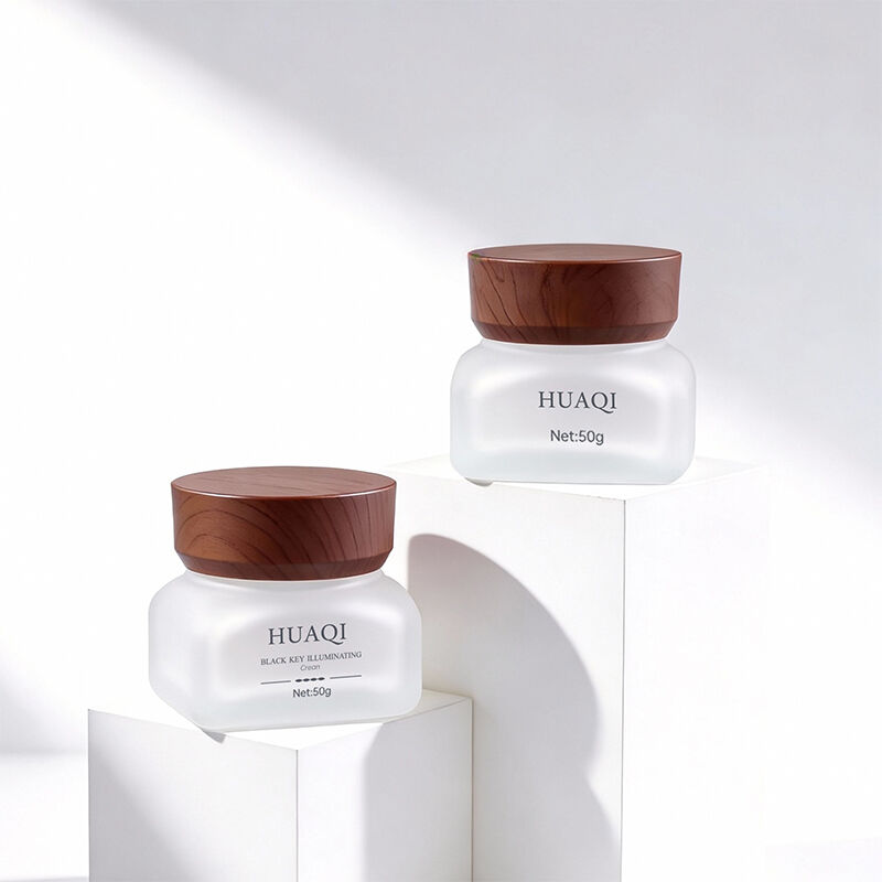 Cosmetic Brand Custom Glass Cream Jar