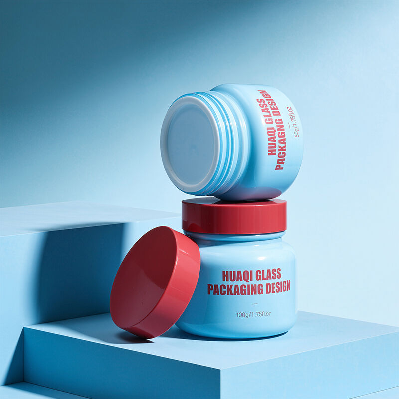 Multicolor Glass Skincare Packing Set