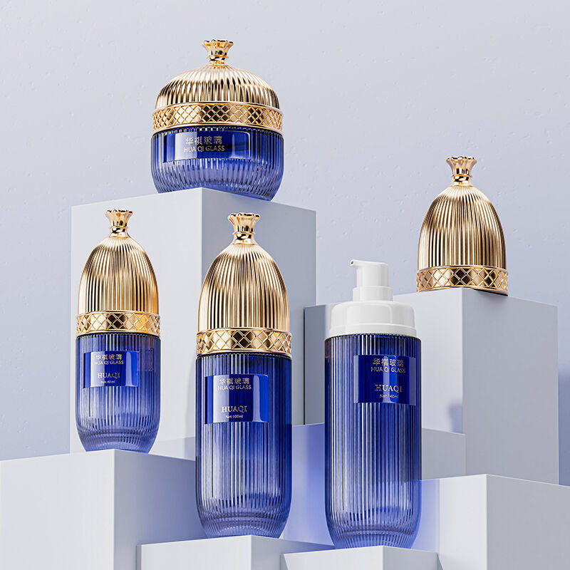 Custom Glass Skincare Set for Cosmetics