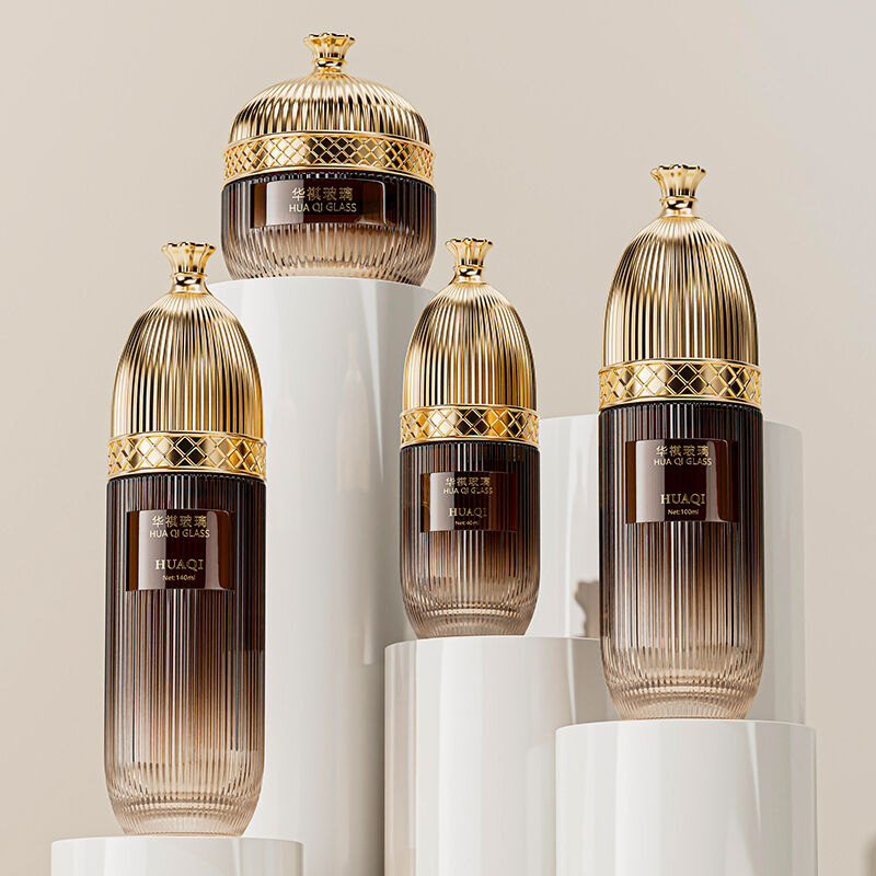 Custom Glass Skincare Set for Cosmetics