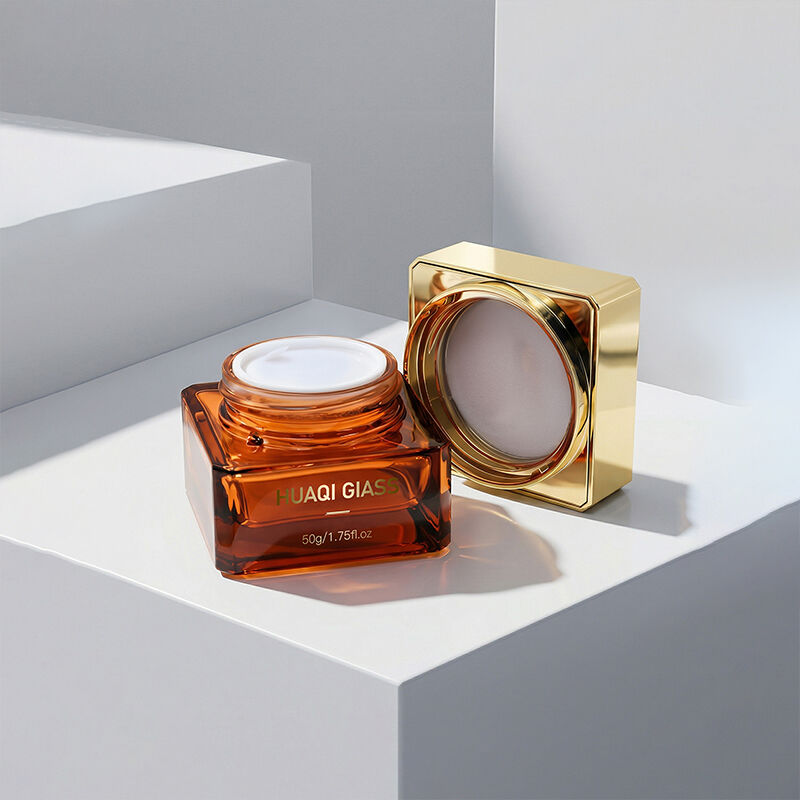 New Design Glass Cosmetic Containers Cream 