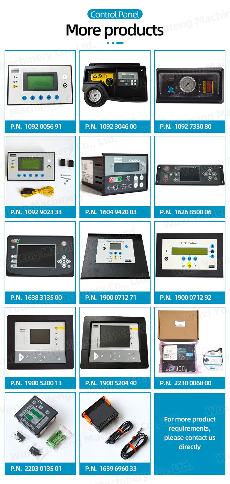 1900520013 Air compressor Electronic oil temperature control module for atlas copco supplier