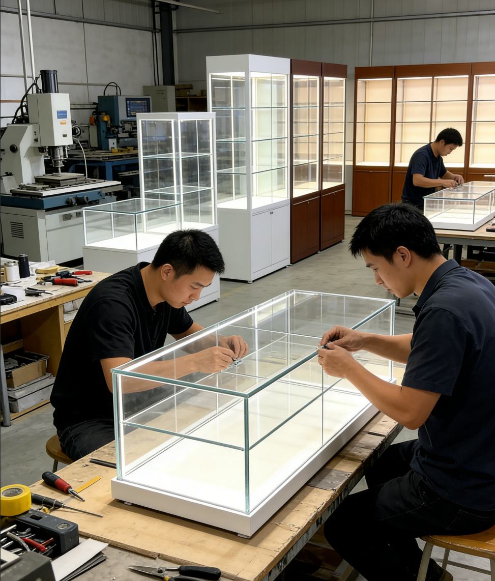 Hverjar framleiðsluaðferðir tryggja gagnsæi í líkíta-akrylafurðum?