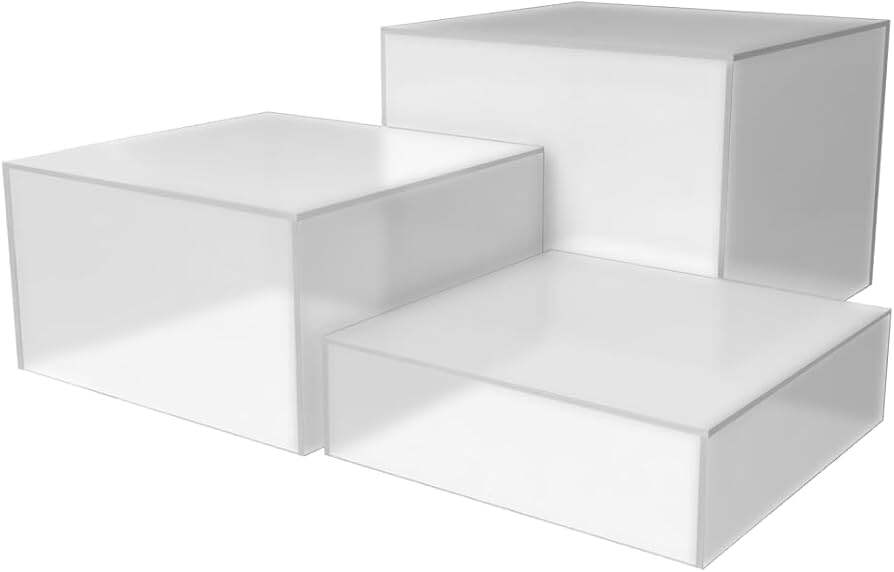 Qual espessura de caixa em acrílico é adequada para uso em exibições de alta resistência?