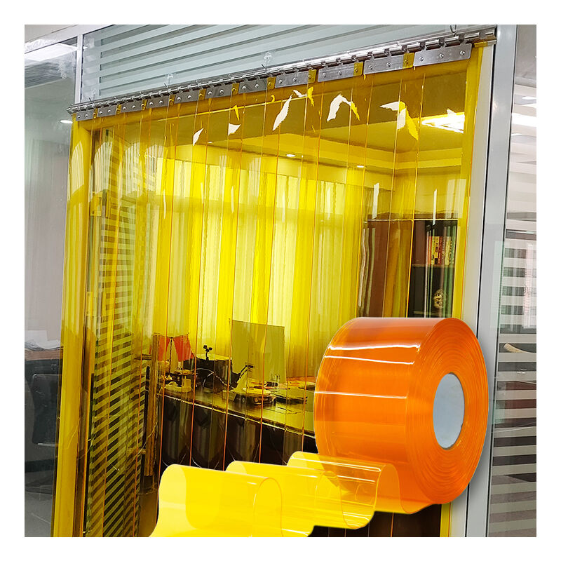 Insect-Repellent Plastic Strip Curtain: Keeping Bugs Away
