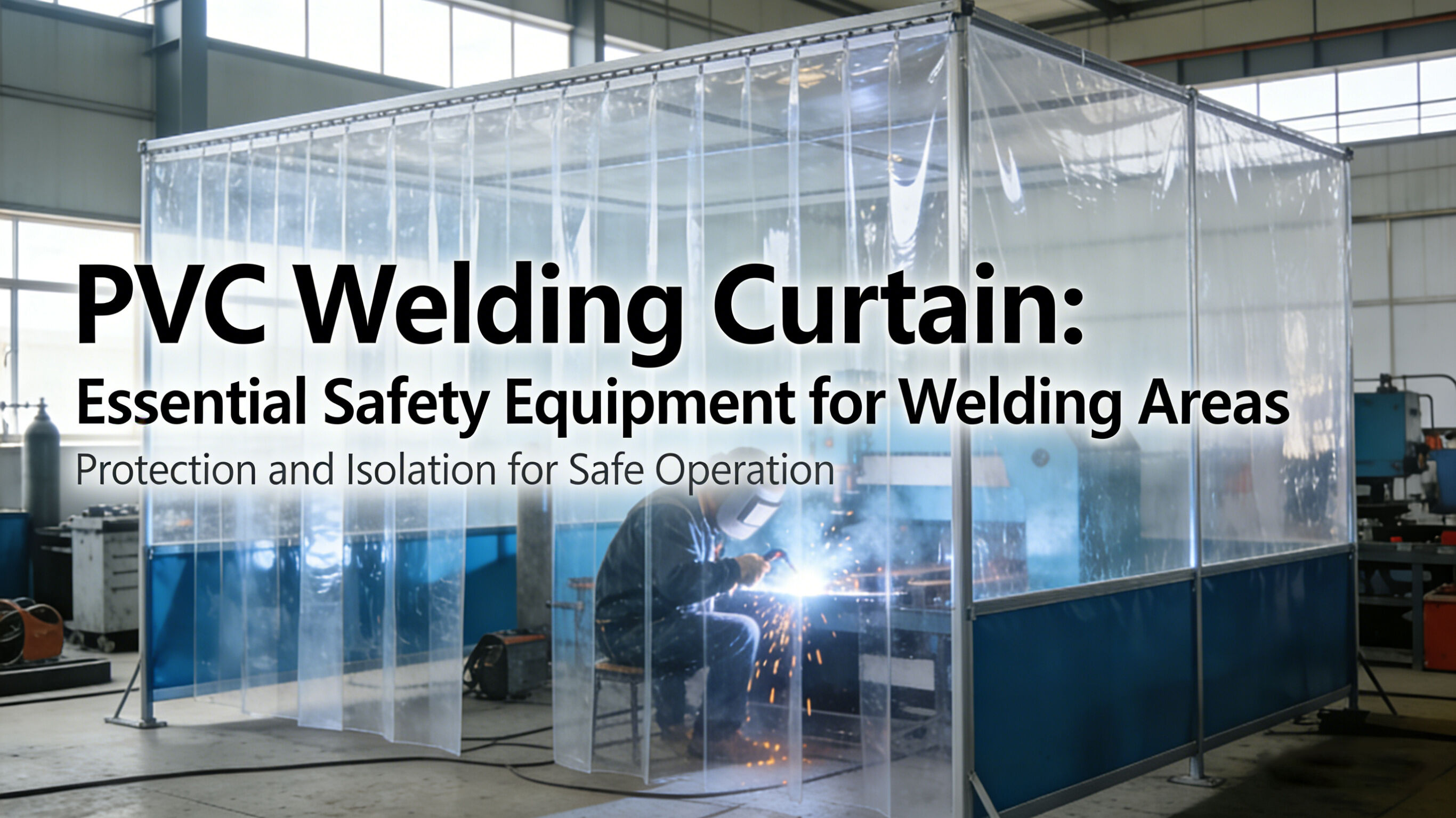 Cortina para soldadura: un equipo de seguridad imprescindible en las zonas de soldadura