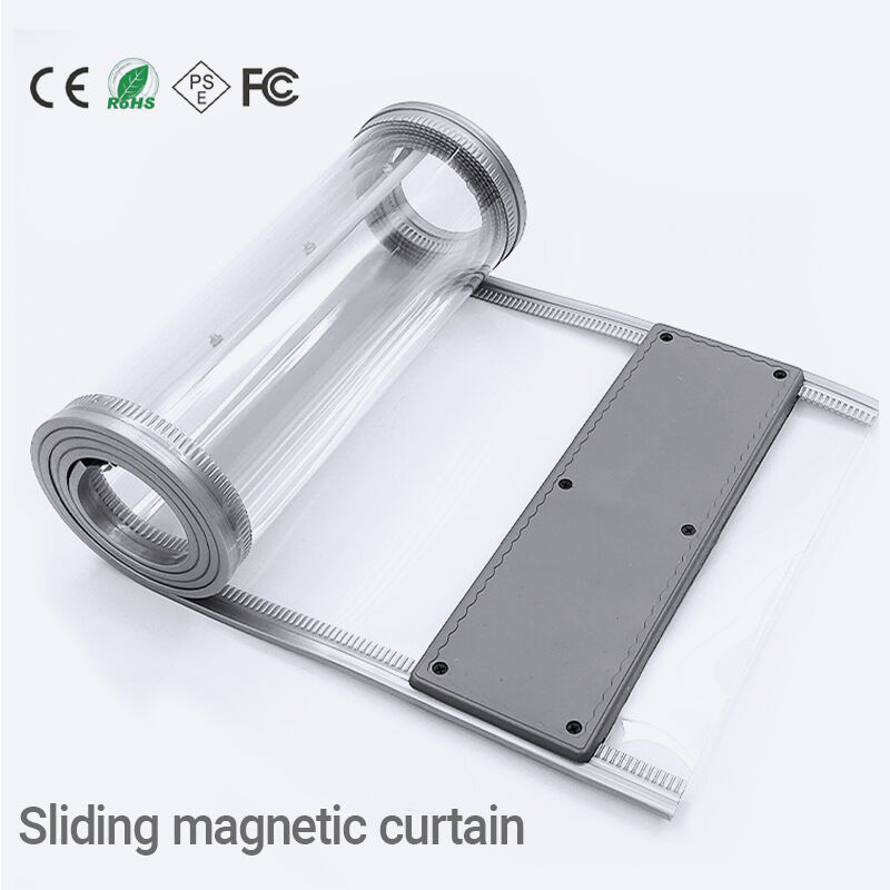 PVC Magnetic Curtain for Warehouse Windows:Safe and clean
