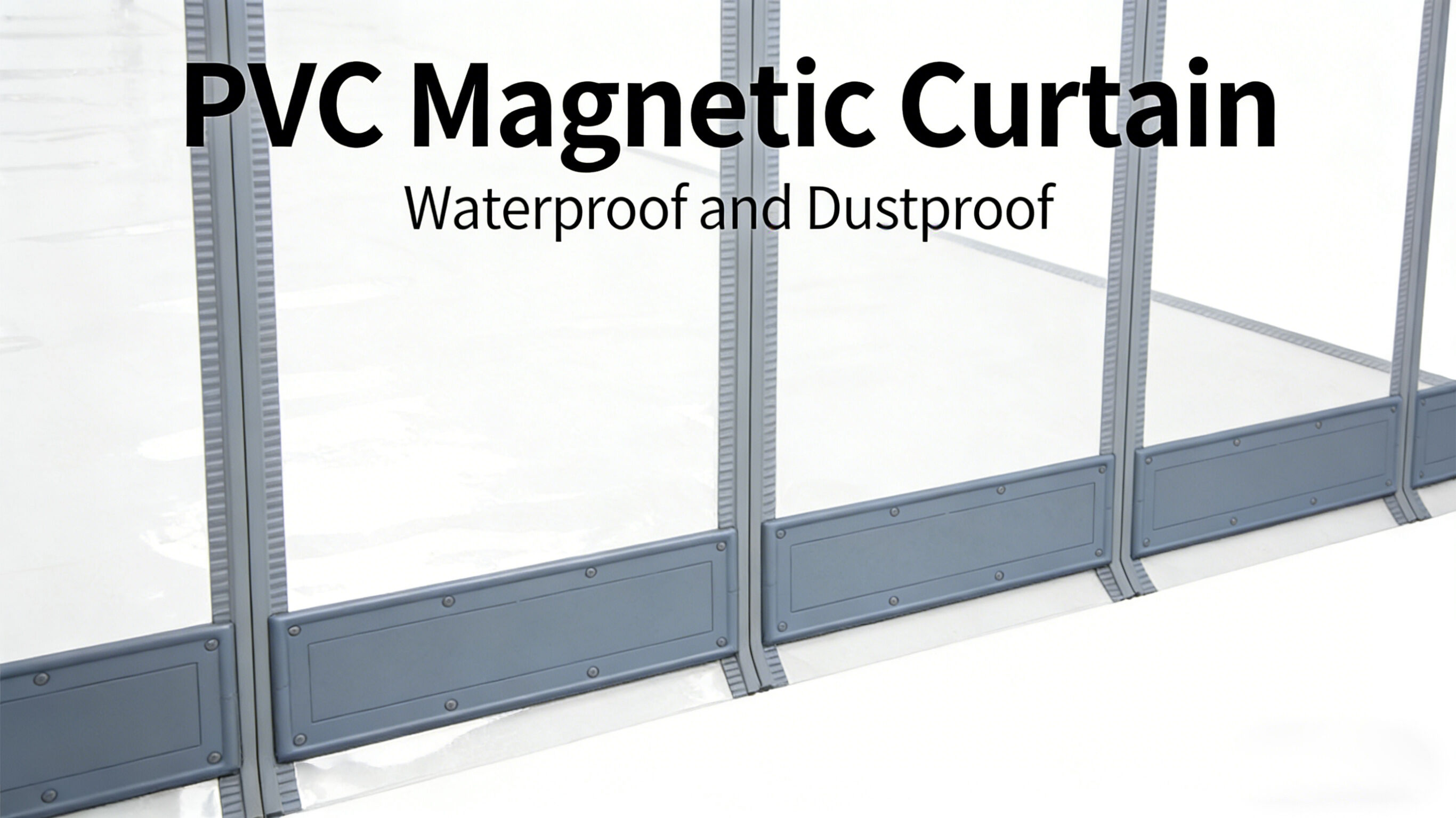 Cortina magnética de PVC: impermeable y a prueba de polvo con cierre magnético