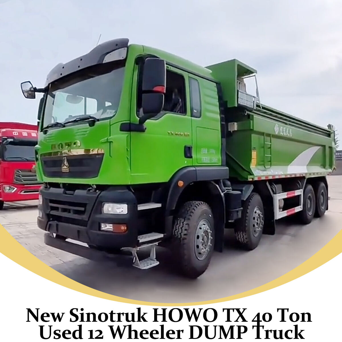 new Sinotruk HOWO TX 40 ton used 12 Wheeler DUMP truck