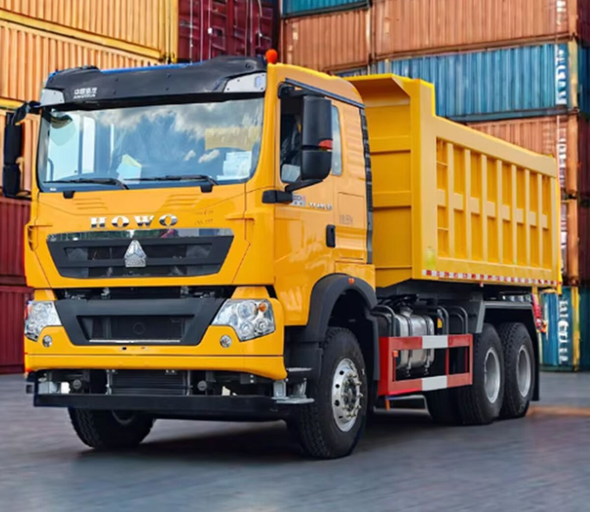 Sinotruck howo diesel truck 30t 20 cubic meter 371hp new 6x4 dump truck used tipper trucks TX for south korea details